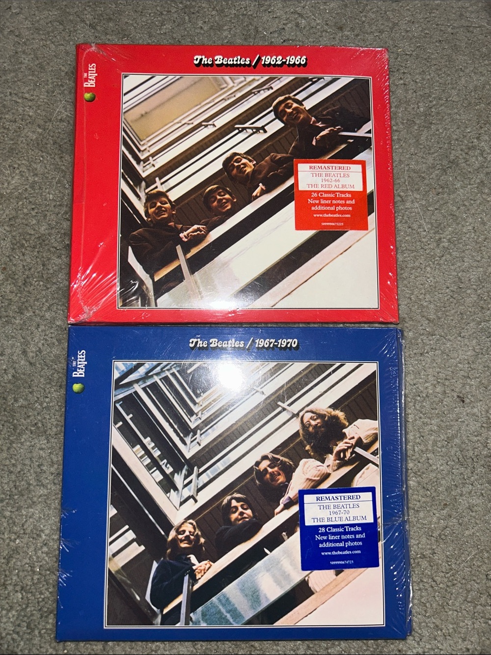 NEW The Beatles Red & Blue CDs